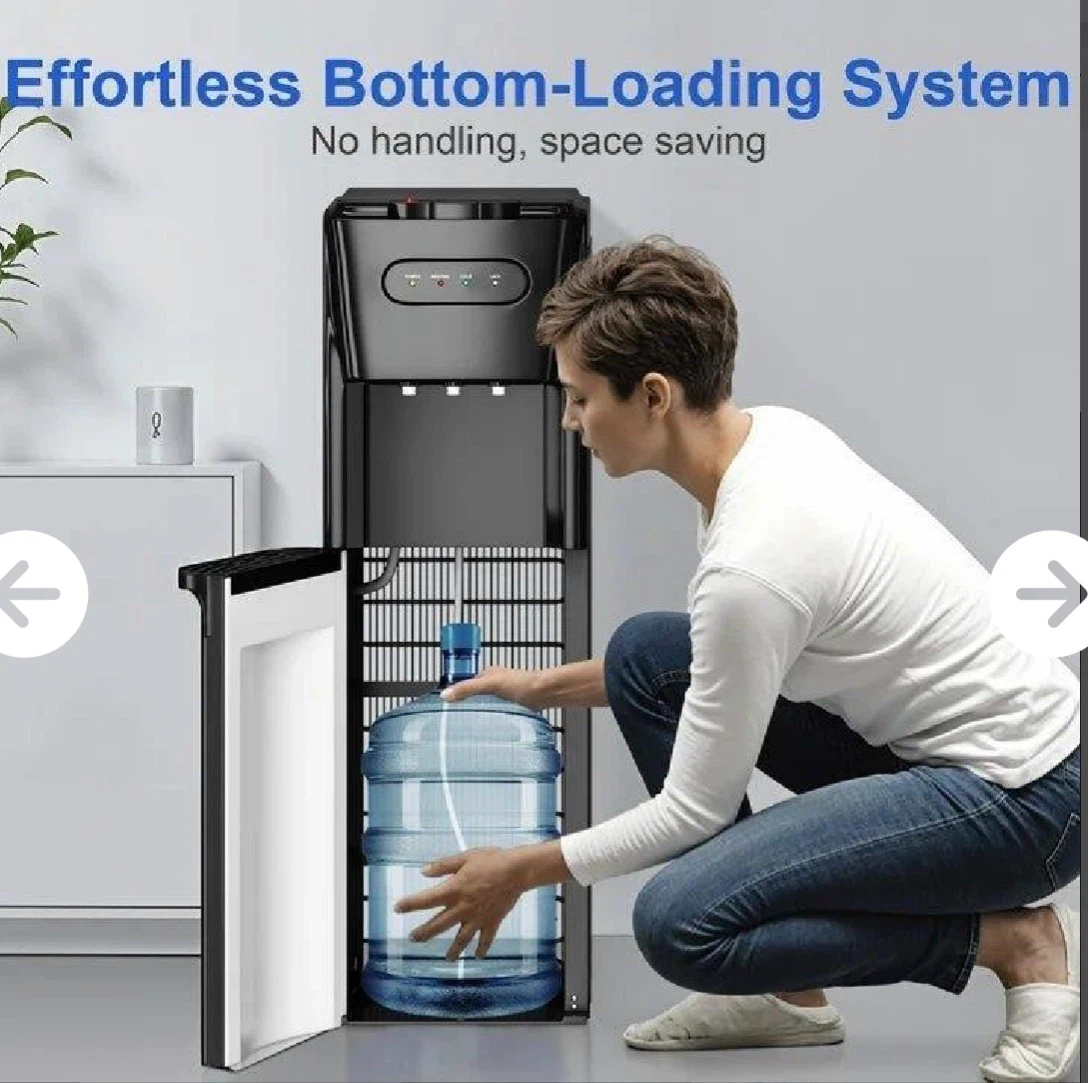 Black Water Cooler Dispenser with Child Lock - photo 4