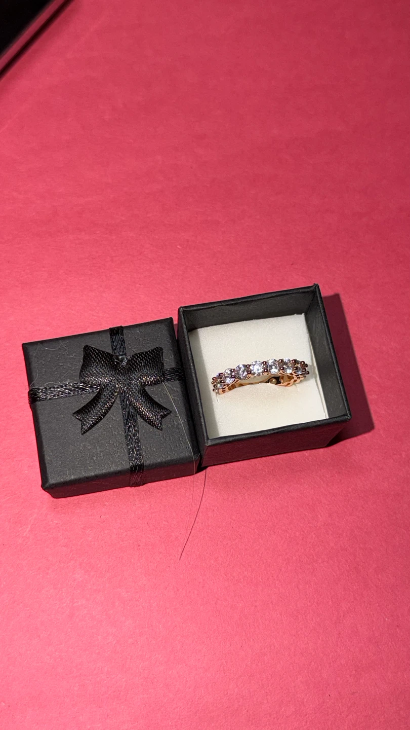 925 Gold Promise Ring - photo 2