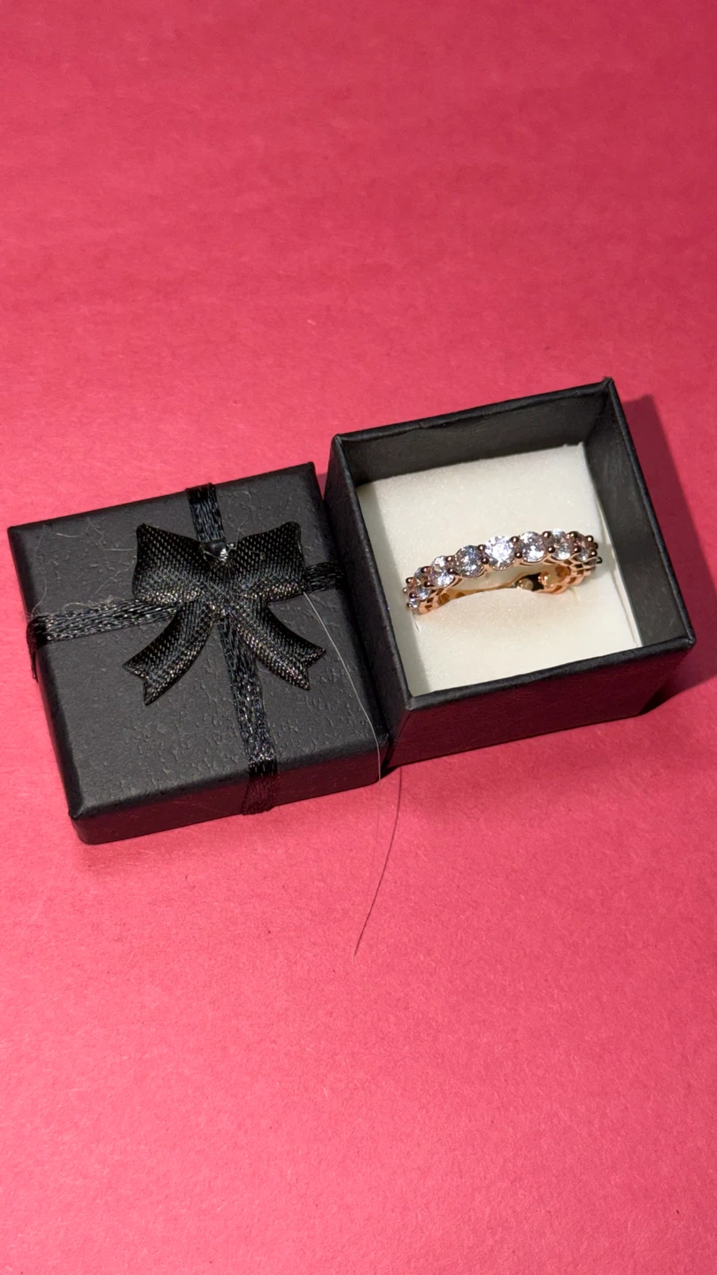 925 Gold Promise Ring - photo 4