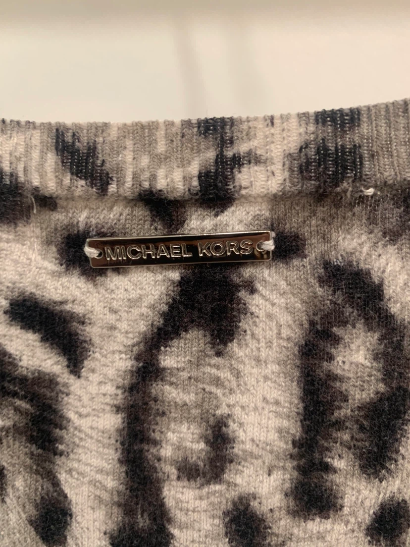💚🍀 Michael Kors Leopard Print Sweater Dress Size Small 🍀💚 - photo 3