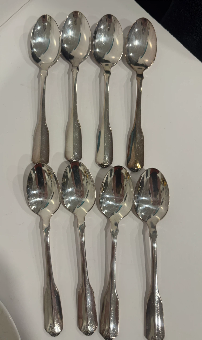 Milady Silverplate Teaspoons - Set of 8