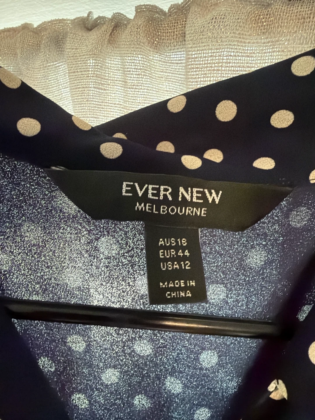 Ever New Melbourne Navy Polka Dot Midi Dress with Belt - photo 3