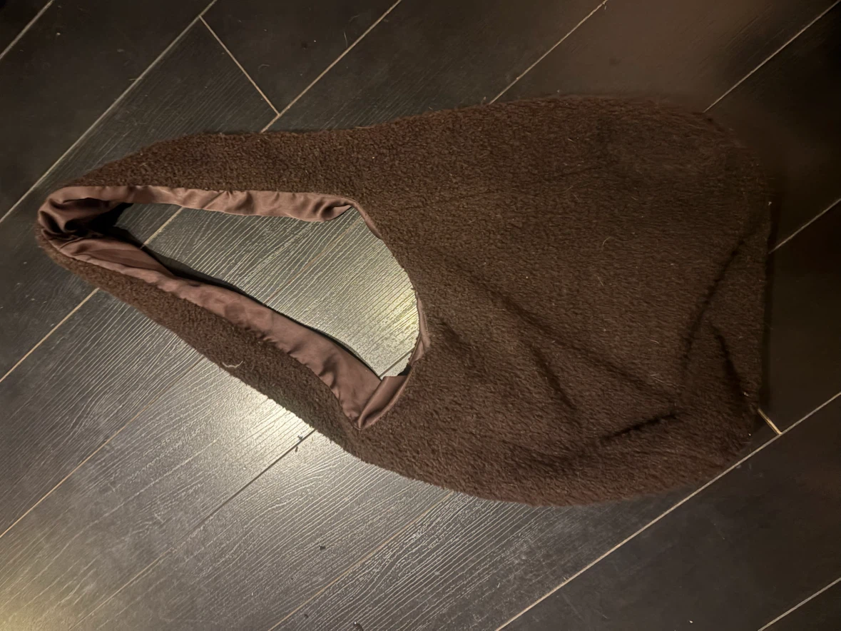 Brown Sherpa Tote Bag