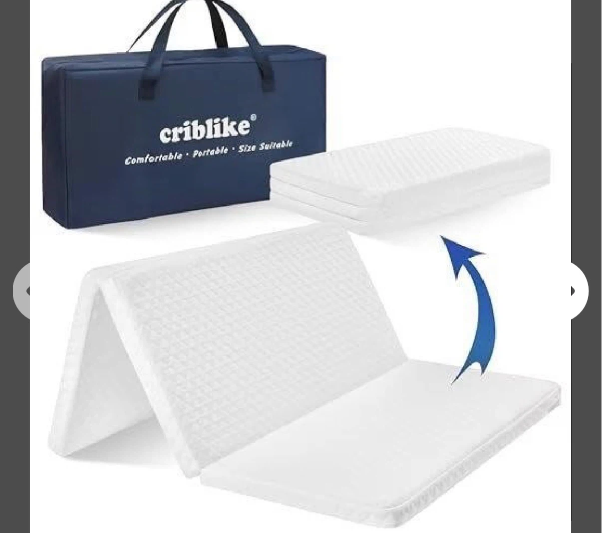 Criblike Portable Crib Mattress 38" x 26" - photo 2