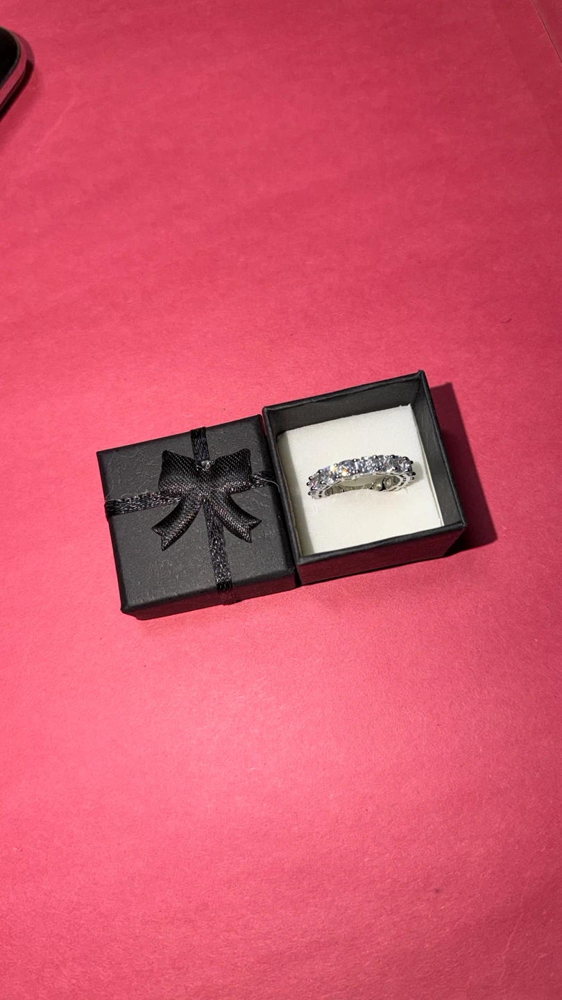 Bague de promesse en argent sterling 925 - photo 4
