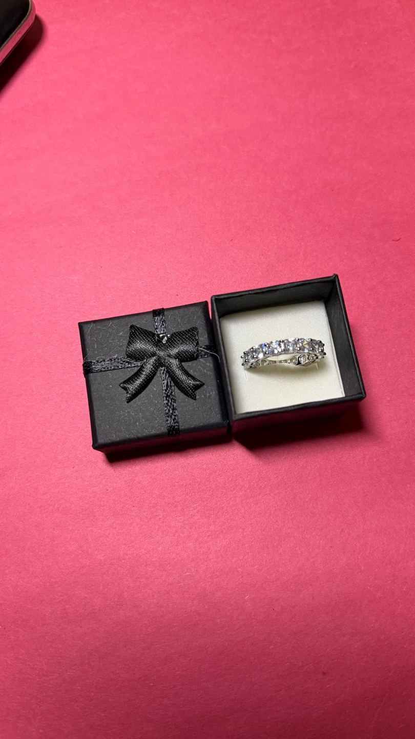 Bague de promesse en argent sterling 925 - photo 5