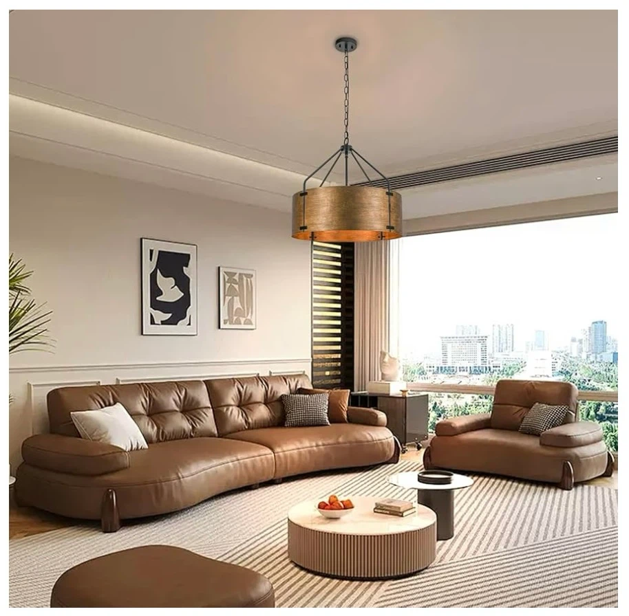 Drum Pendant Light Fixture - photo 2