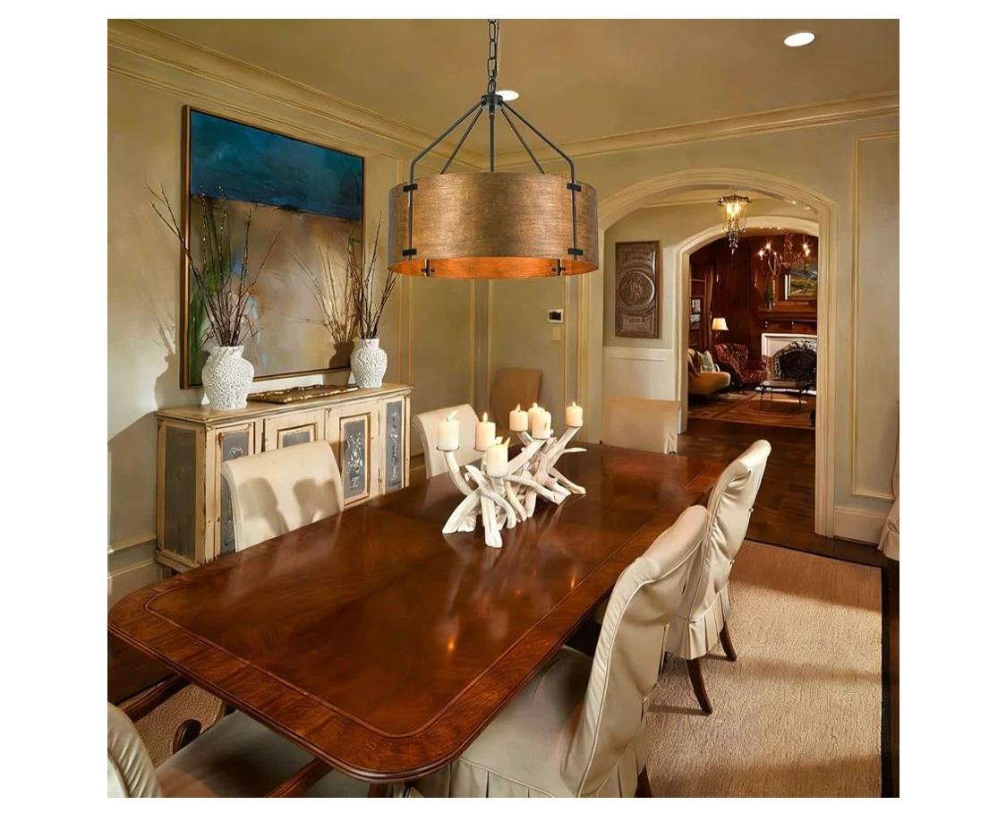 Drum Pendant Light Fixture - photo 5