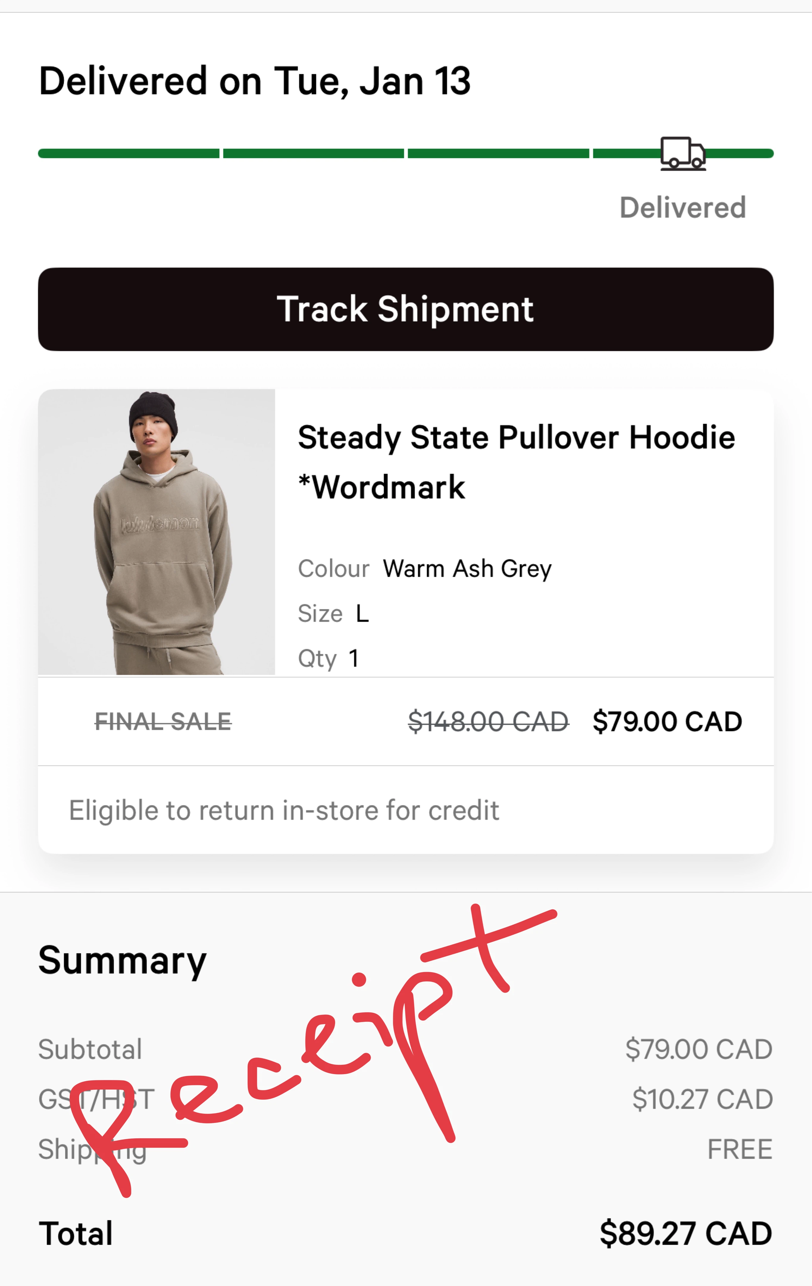 Lululemon Steady State Pullover Men's L - photo 4