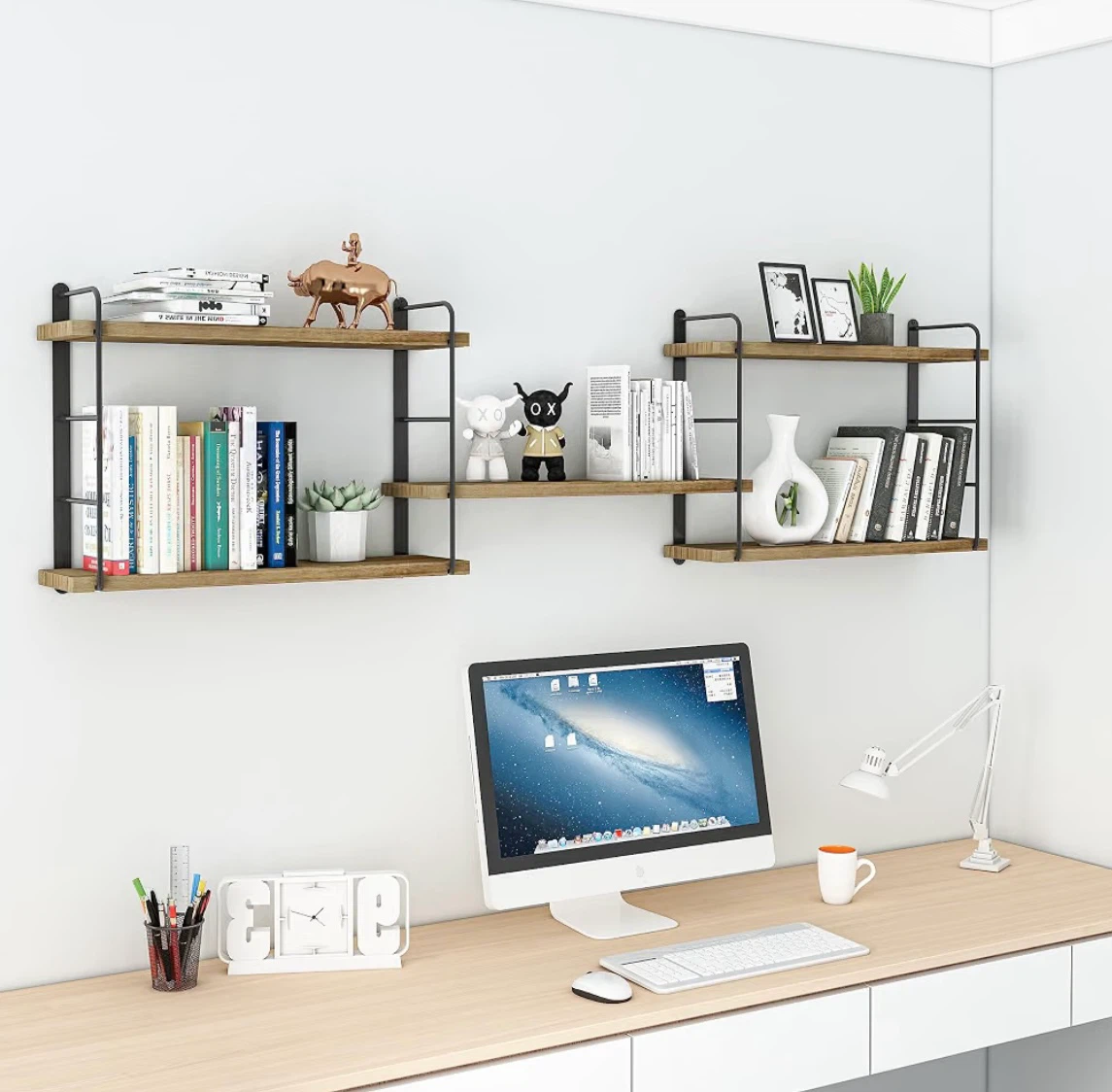 Industrial-Style Wall Shelf – Modern & Decorative ✨ - photo 5