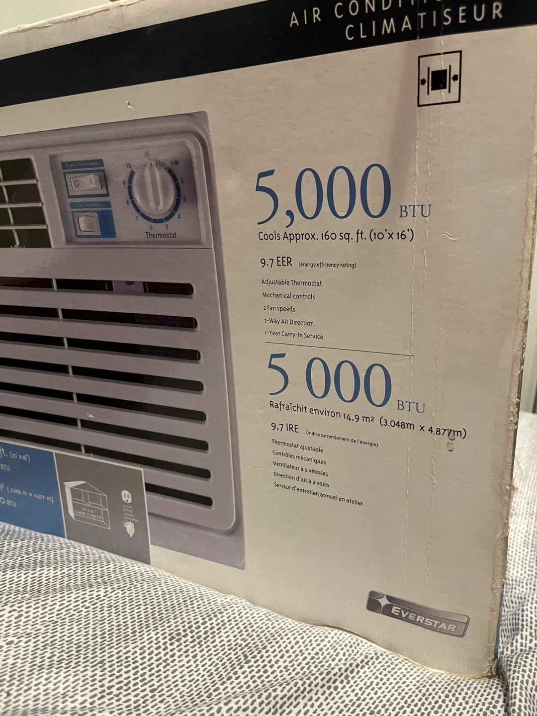 Everstar 5000 BTU Window Air Conditioner