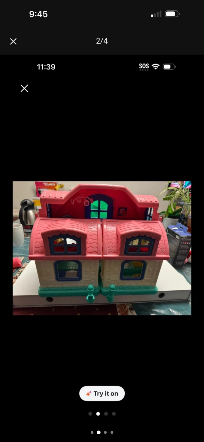 Vintage Fisher-Price Little People House with figures - photo 2