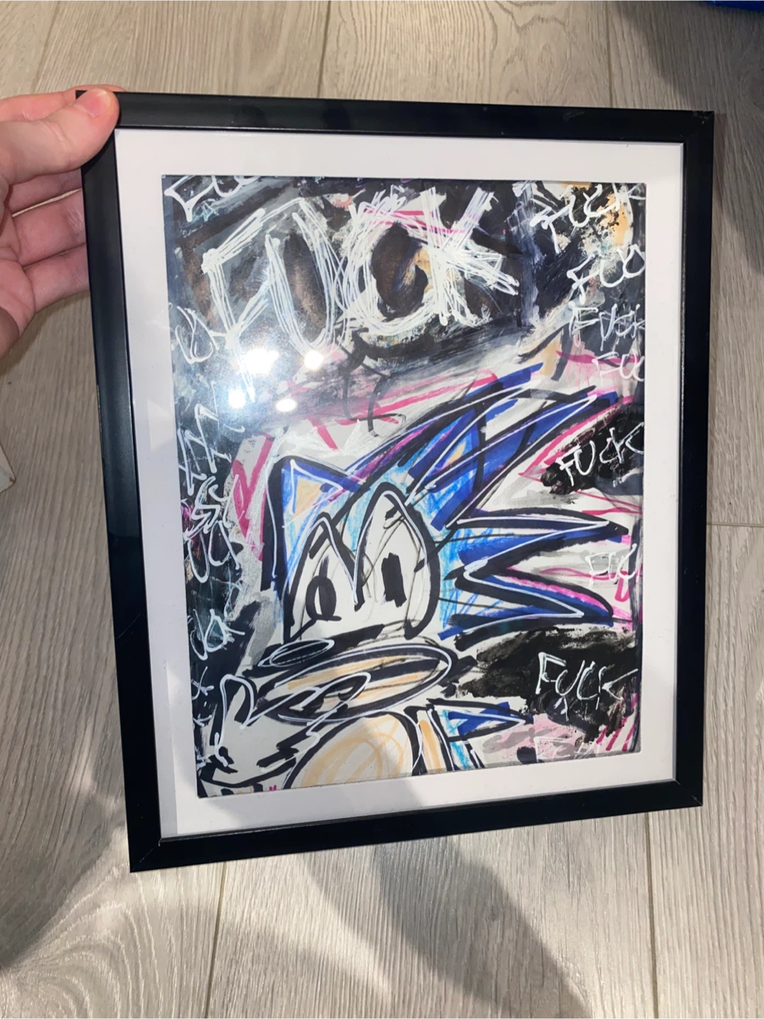 Framed Sonic the Hedgehog Artwork - photo 3