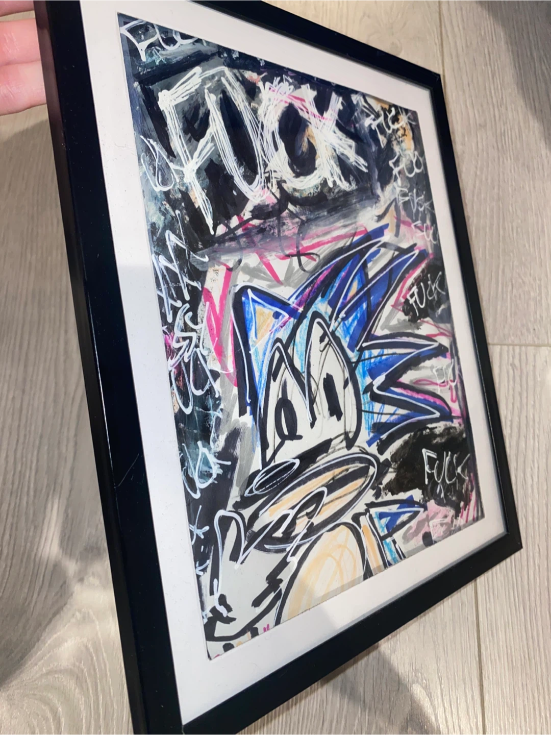 Framed Sonic the Hedgehog Artwork - photo 4