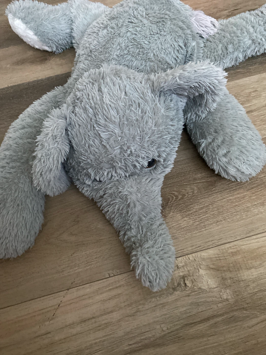 Grey Plush Elephant Stuffed Animal Toy - photo 2