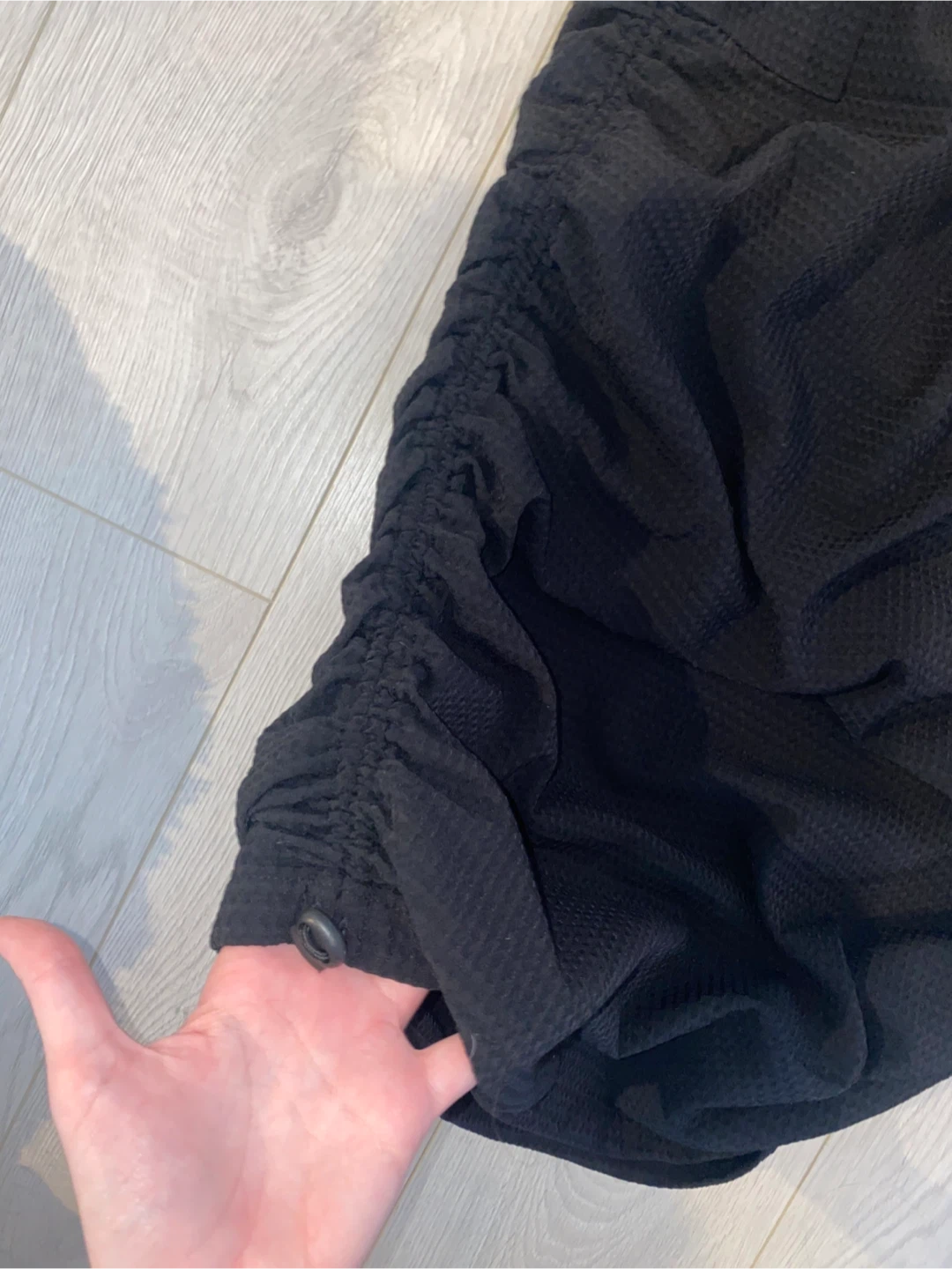SHEIN BAE Black Ruched Cargo Skirt - photo 2