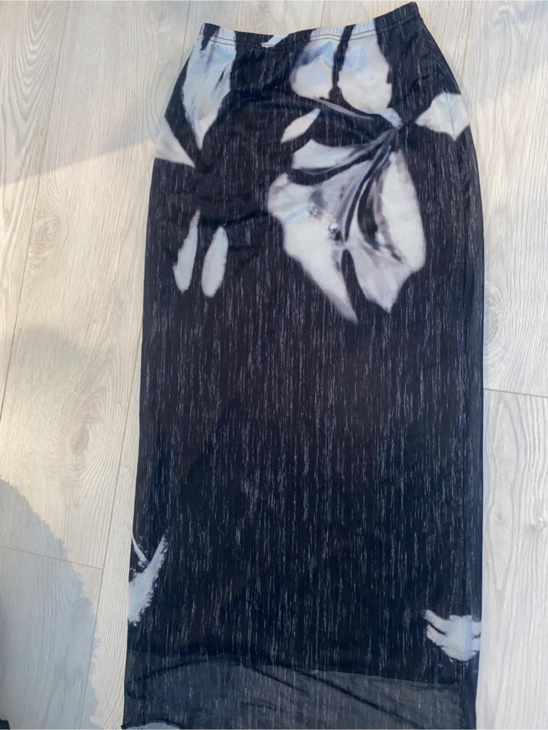 Sheer Floral Maxi Skirt - photo 4