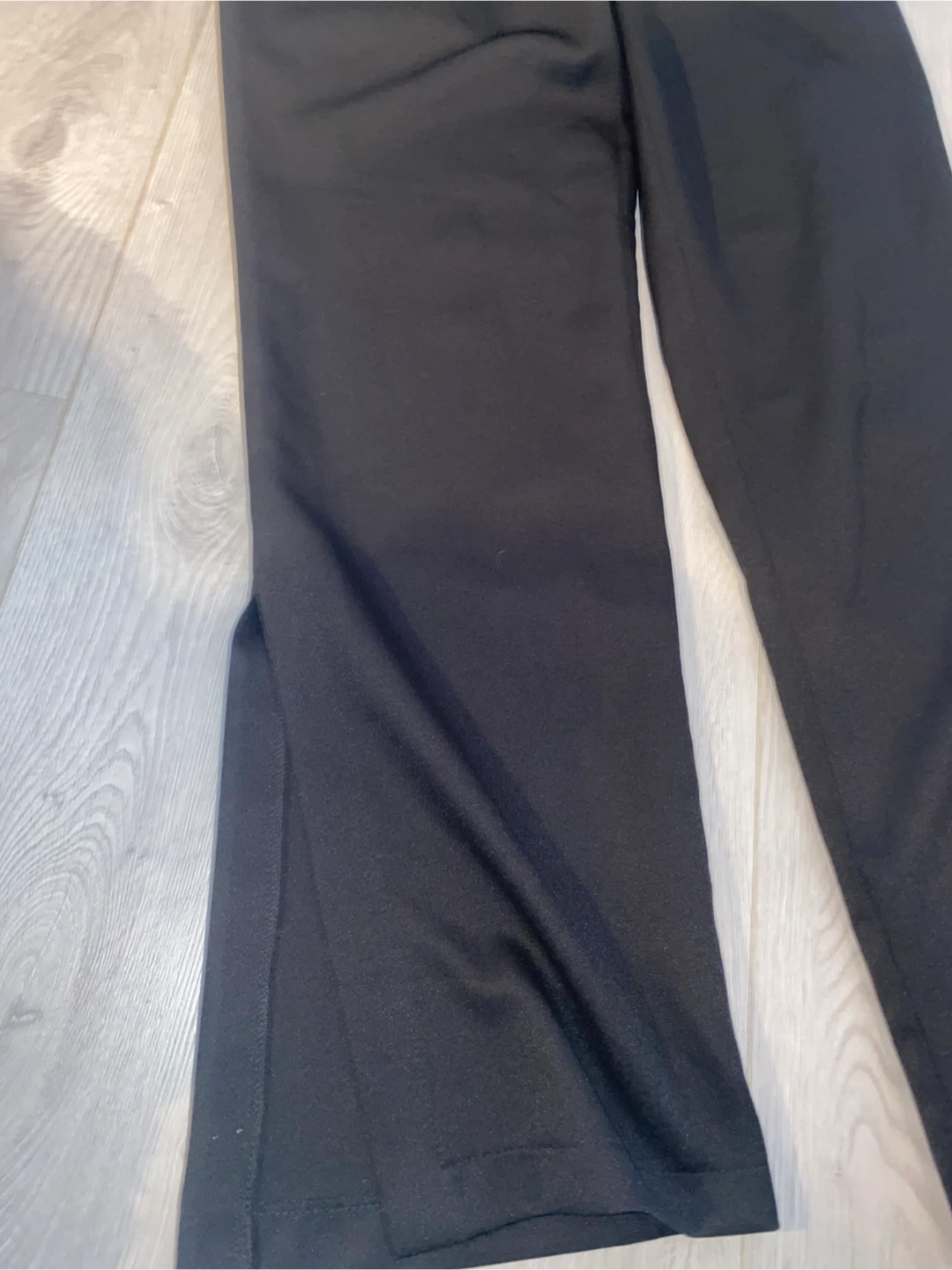 Nanas Black Wide Leg Pants Size M - photo 2