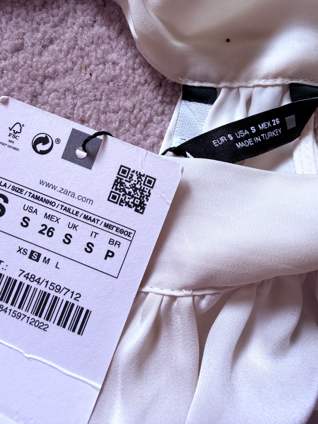 Zara Satin Tie Top - photo 2