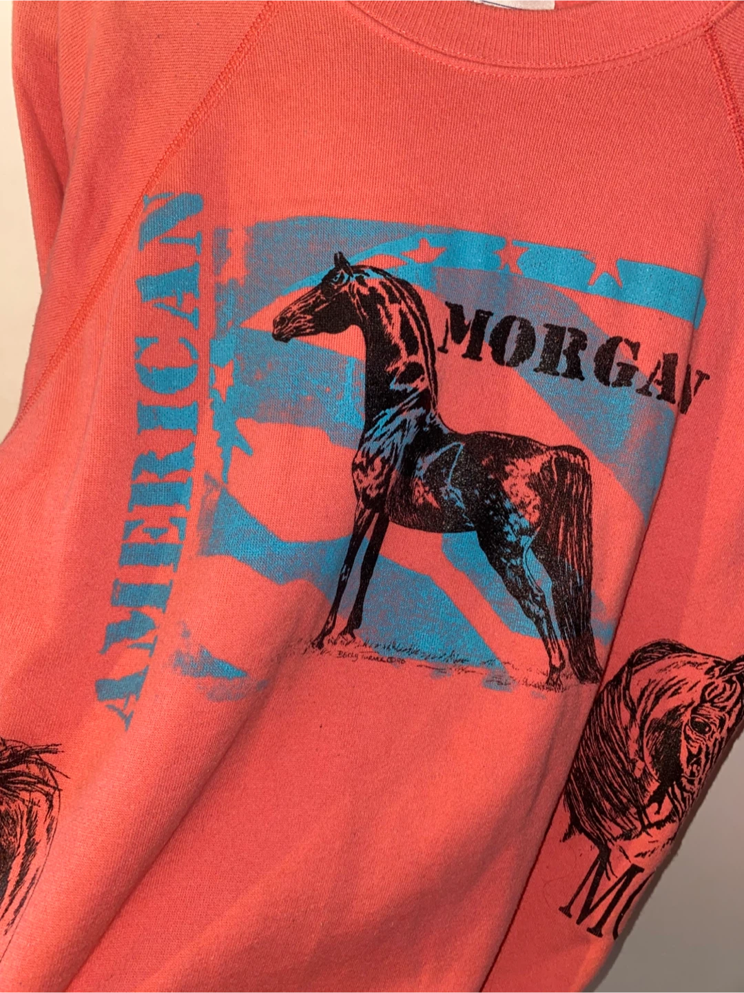 American Morgan Horse vintage sweater - photo 3