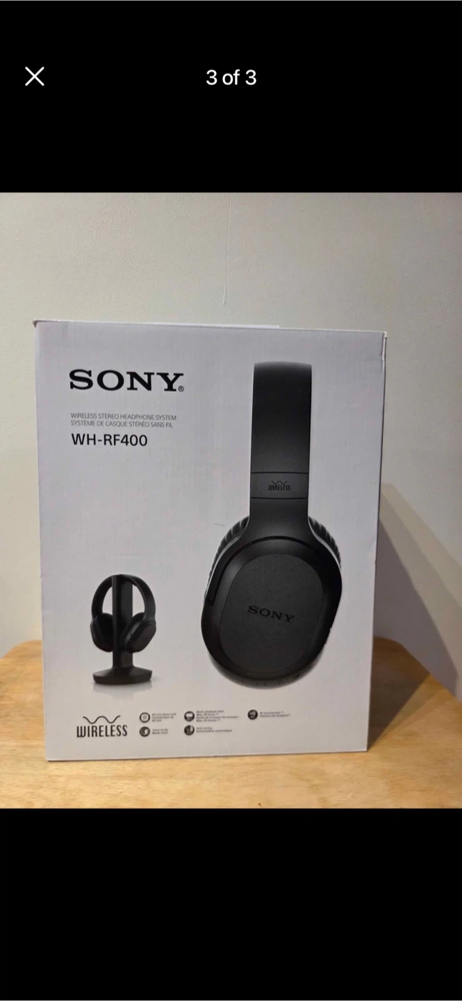 Sony WH-RF400 Wireless Stereo Headphones