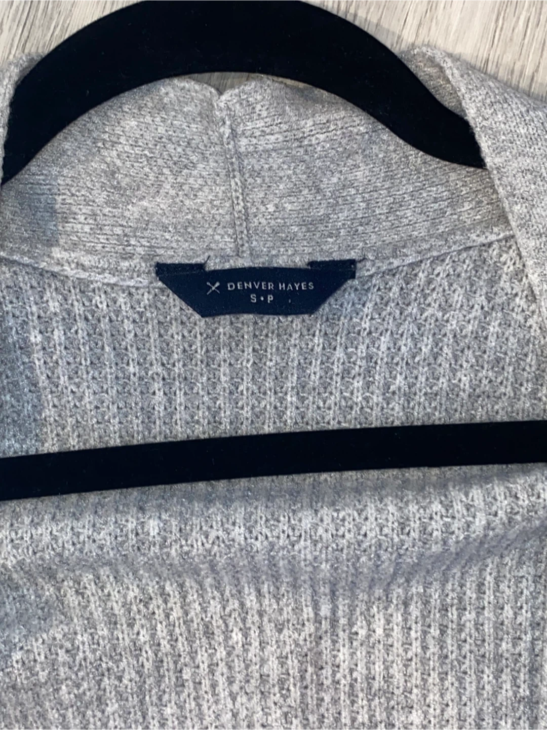 Denver Hayes Grey Open-Front Cardigan - photo 2