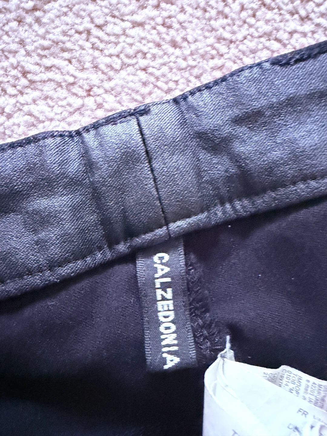Calzedonia Black Coated Jeans - Size M - photo 2