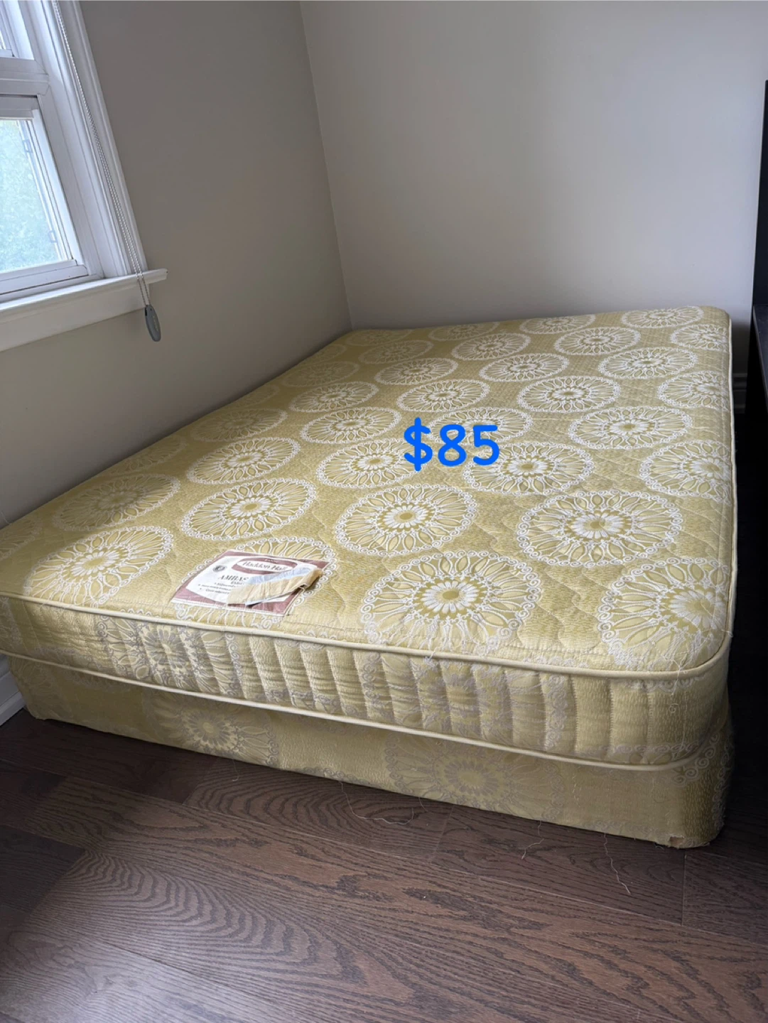 Yellow Floral Pattern Mattress