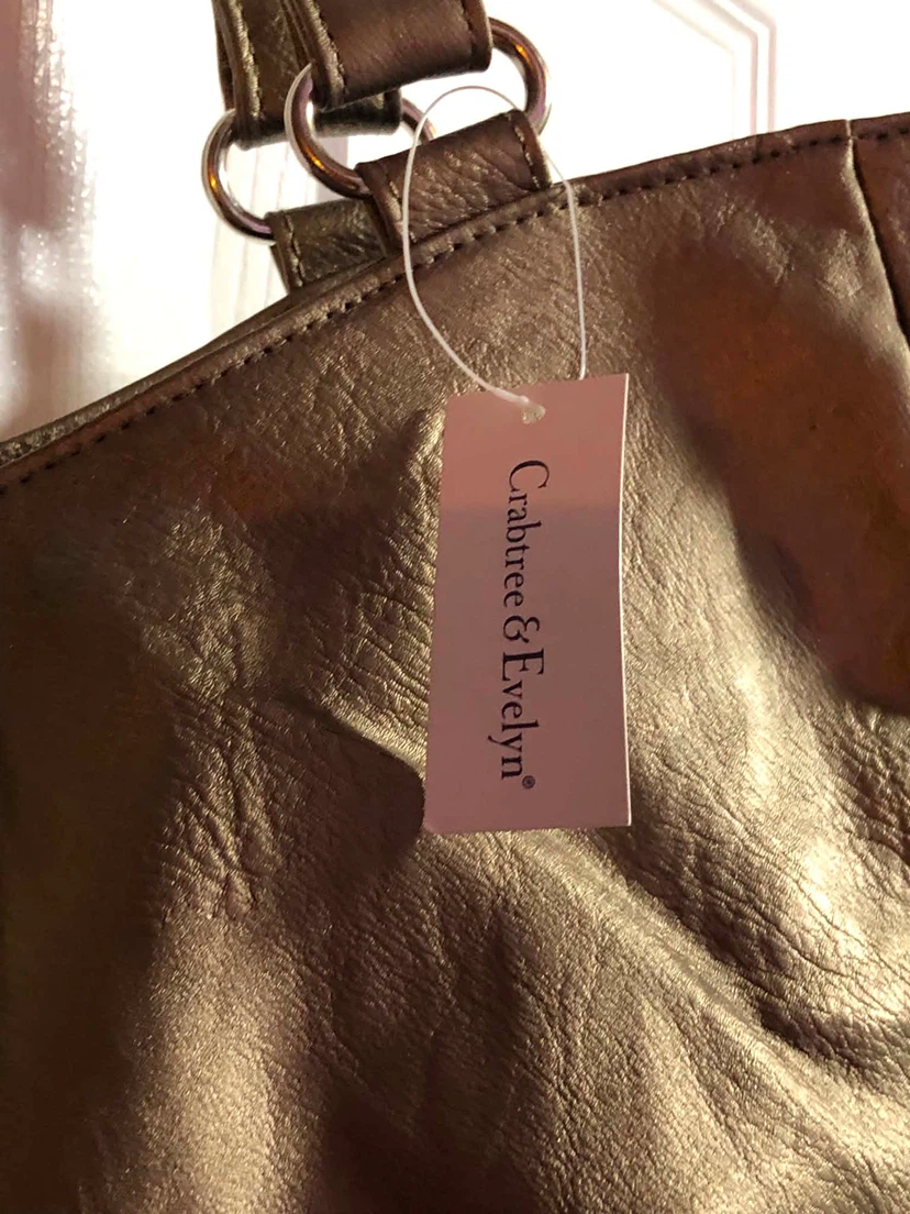 Crabtree & Evelyn Gold Tote Bag - photo 4