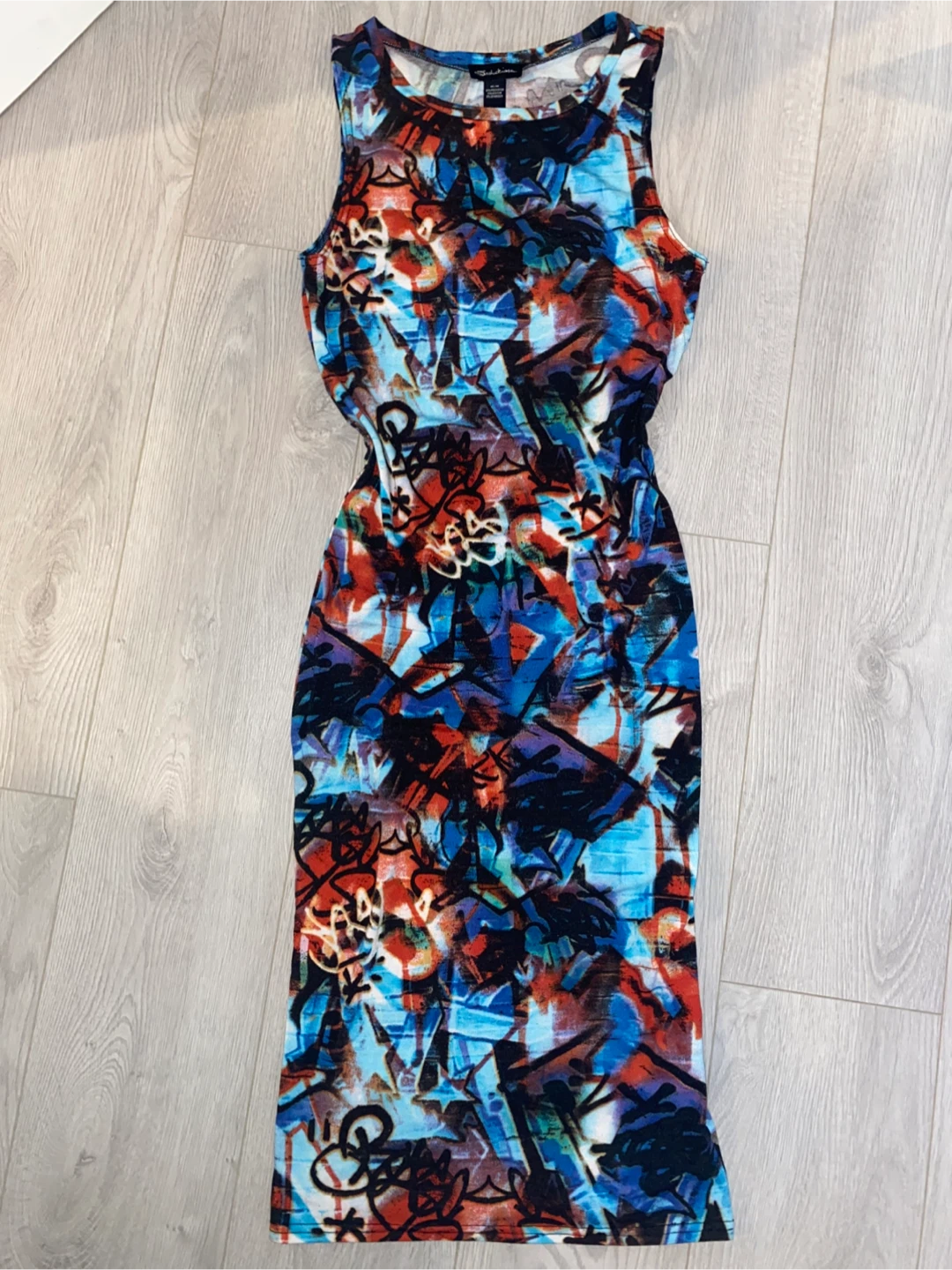 Seduction Women's M/M Dress - Graffiti Print