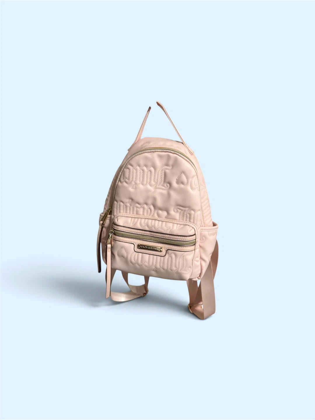 Juicy Couture Pink Quilted Mini Backpack