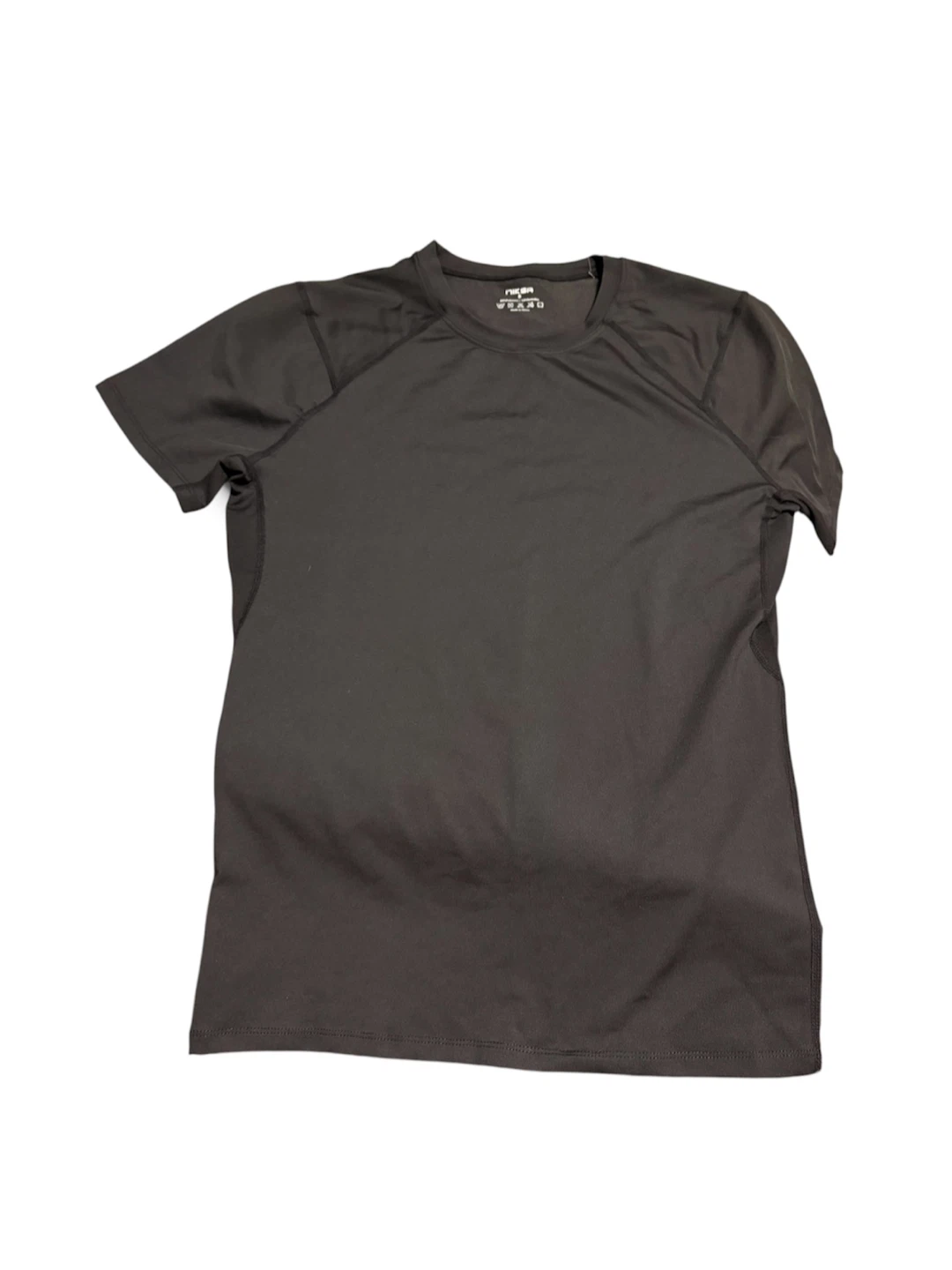 Niksa Black Polyester Spandex T-Shirt Size S