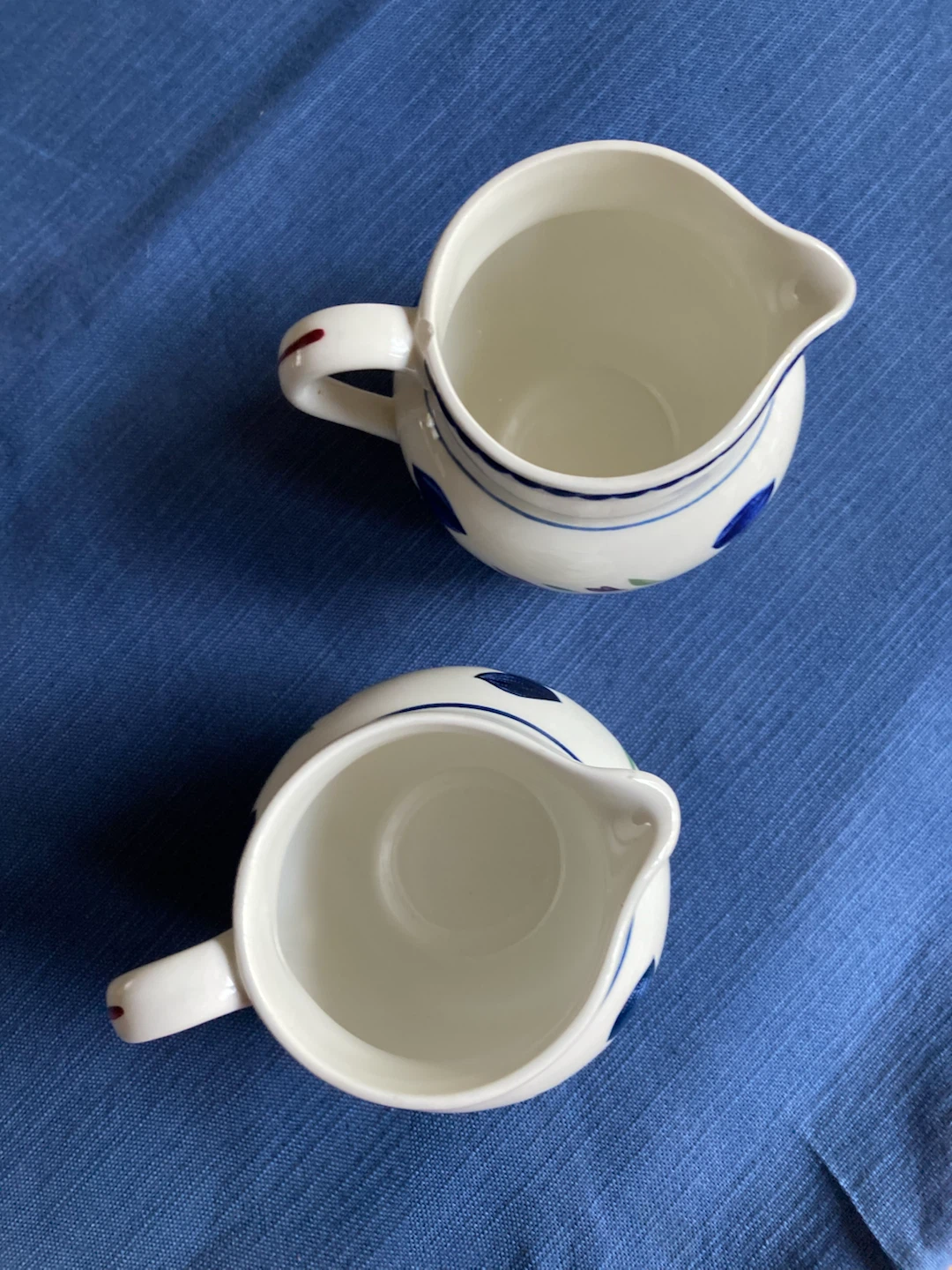 Ceramic Creamer Pitchers with Floral Design - photo 2