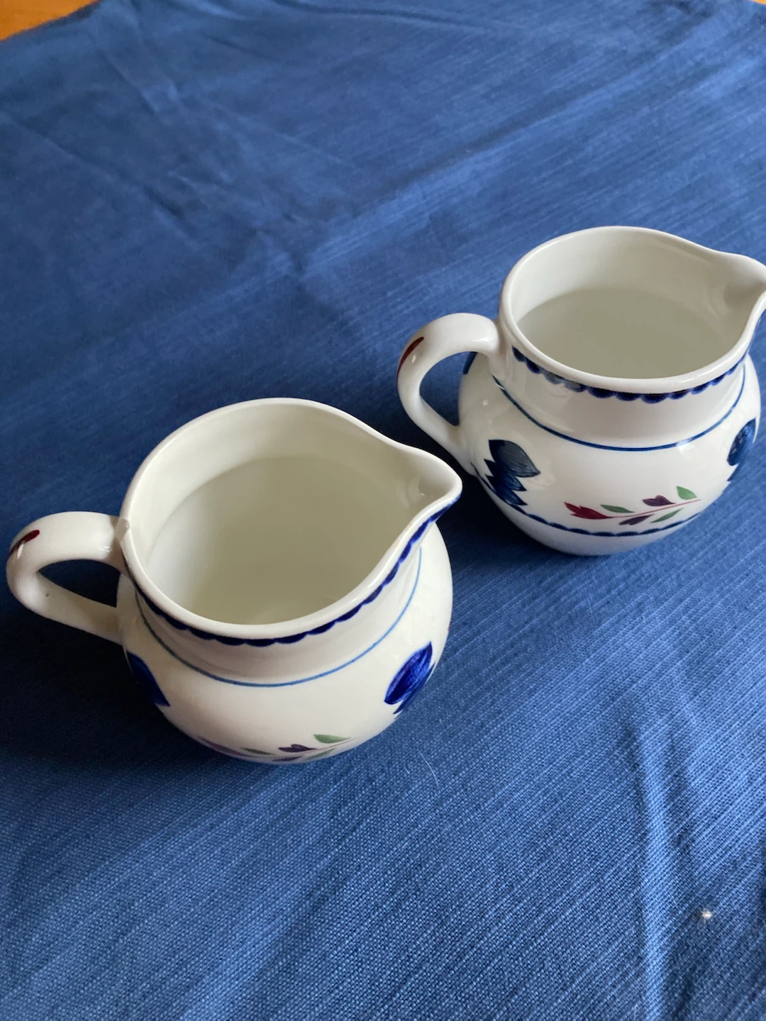 Ceramic Creamer Pitchers with Floral Design - photo 5