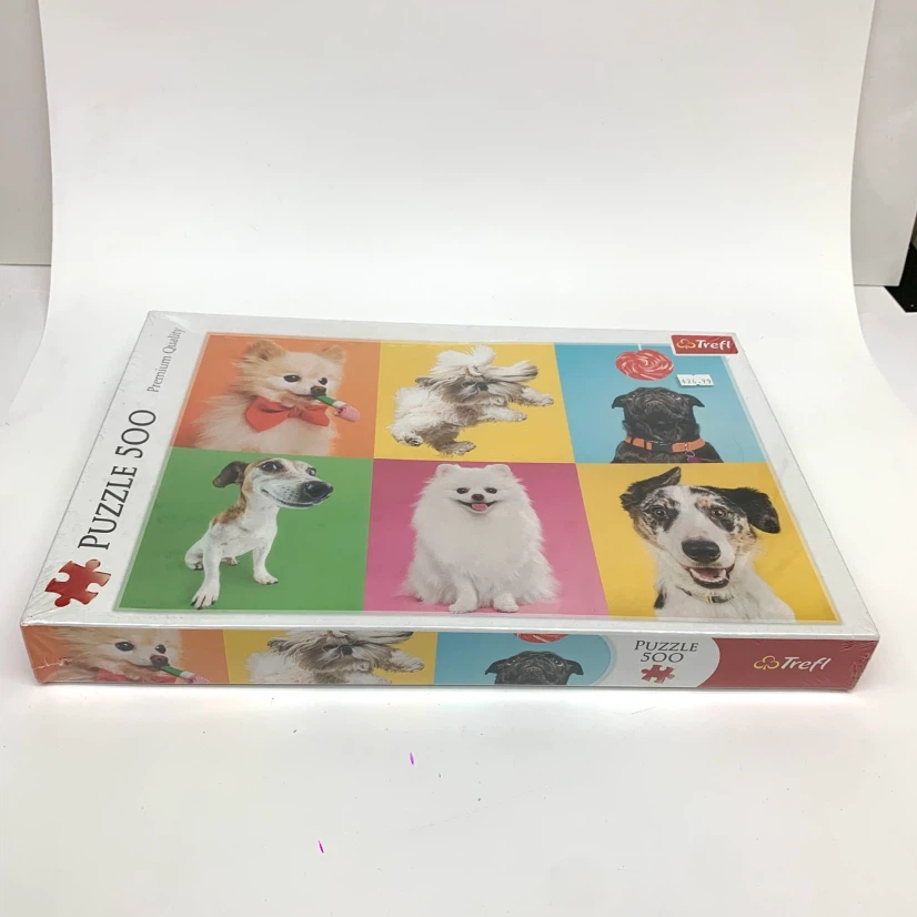 500 Piece Dog Puzzle Cute Puppy Jigsaw Puzzle Family Game New