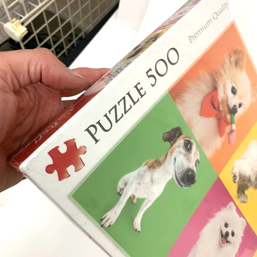 500 Piece Dog Puzzle Cute Puppy Jigsaw Puzzle Family Game New - photo 5