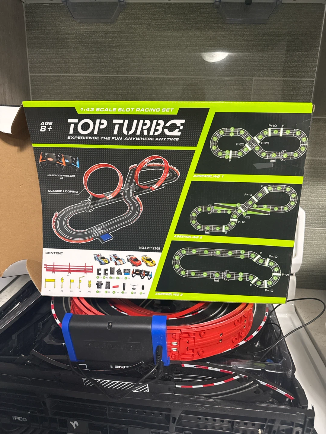 Top Turbo 1:43 Scale Slot Racing Set