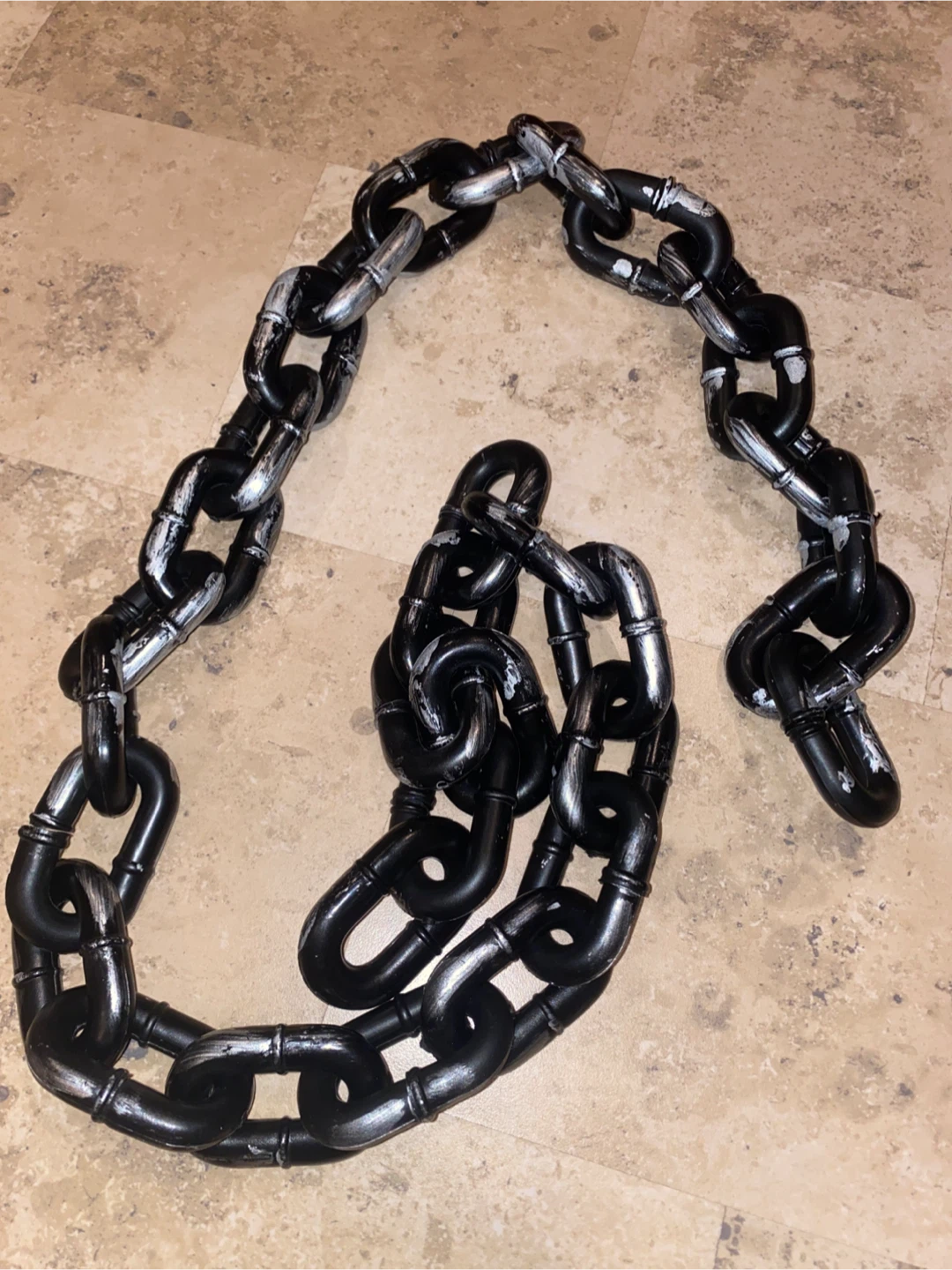 Decorative Black and Silver Chain - photo 3