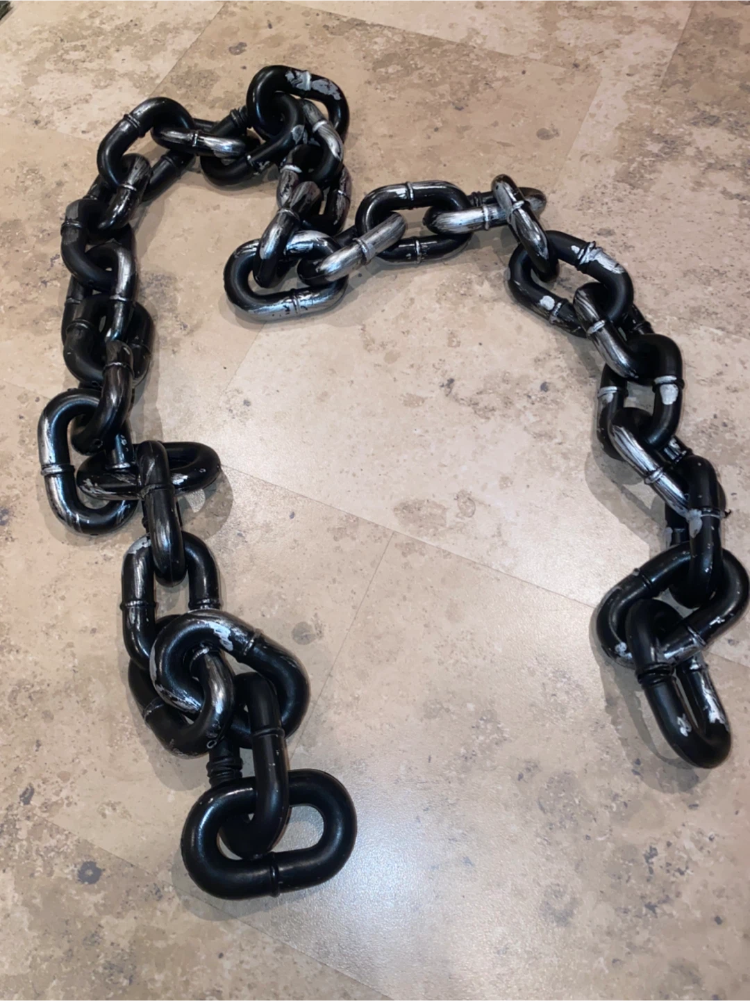 Decorative Black and Silver Chain - photo 2