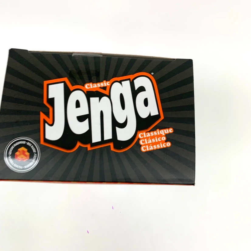 Jenga Classic Wooden Block Stacking Family Party Game New Sealed - photo 4