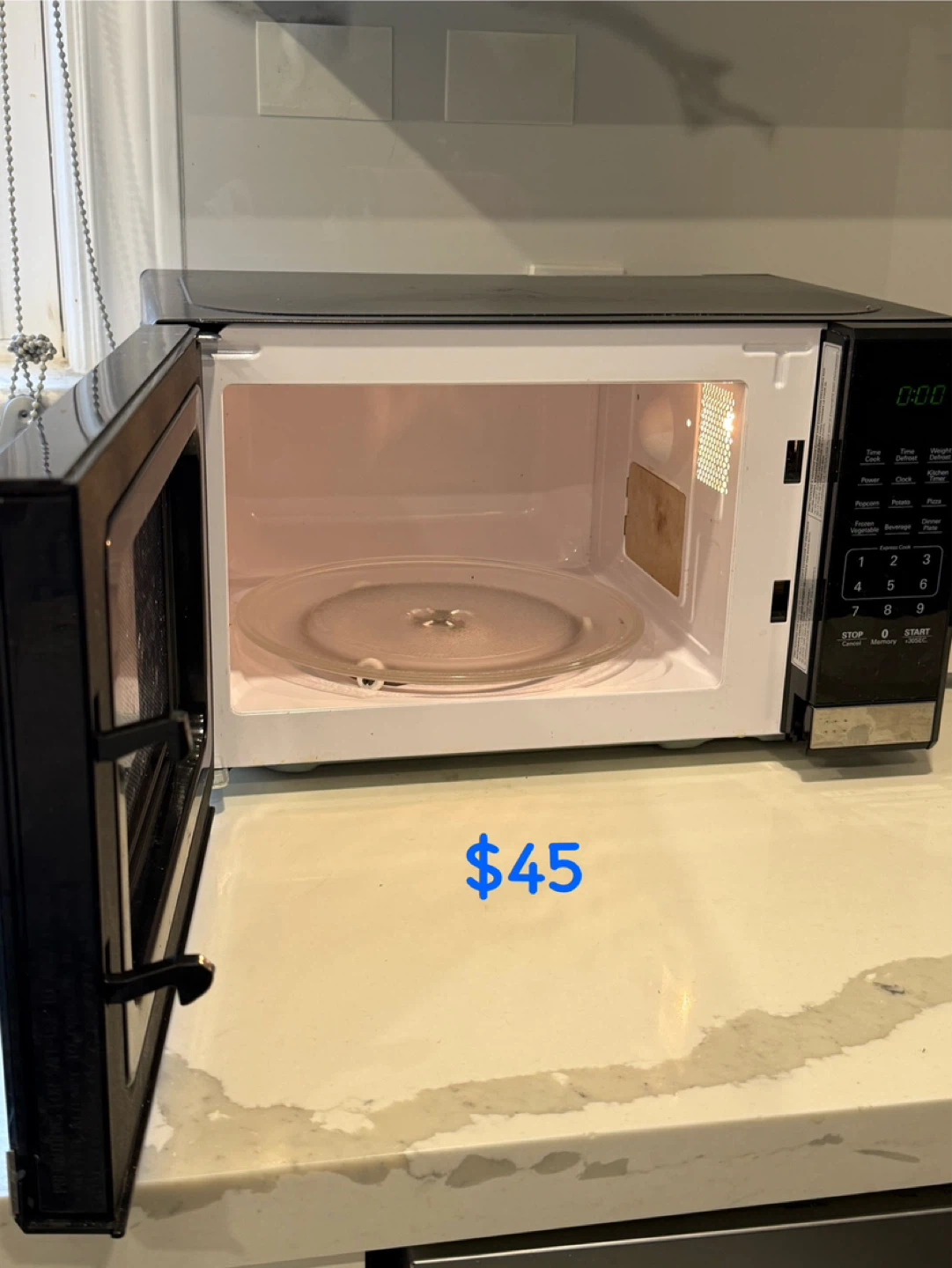 Black Microwave Oven