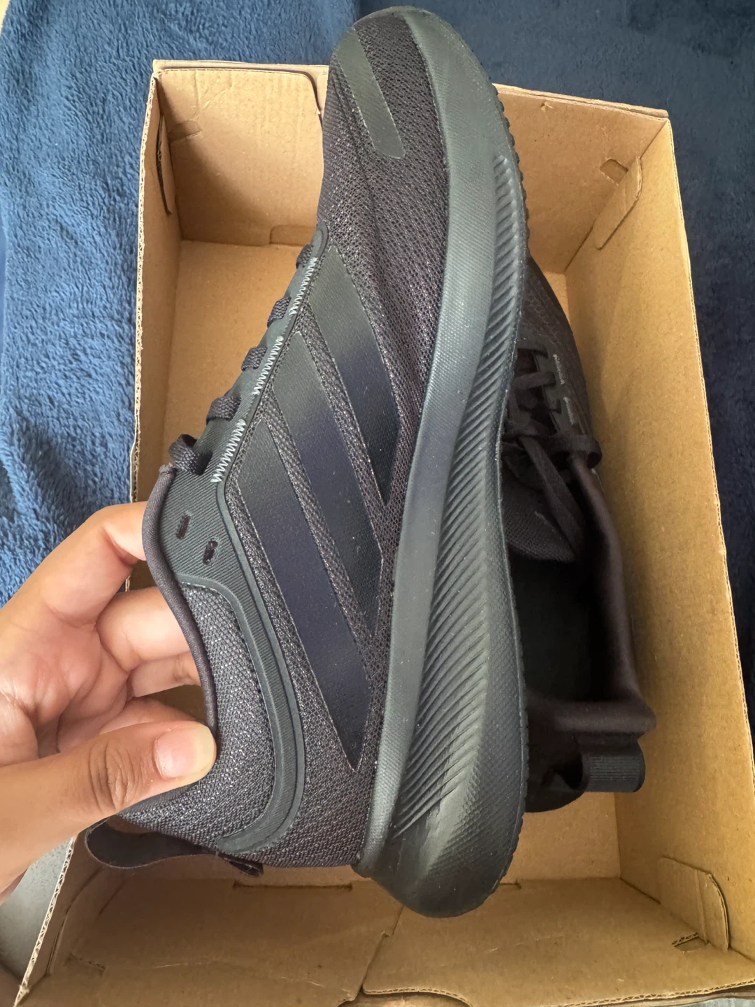 Adidas Black Running Shoes - photo 2
