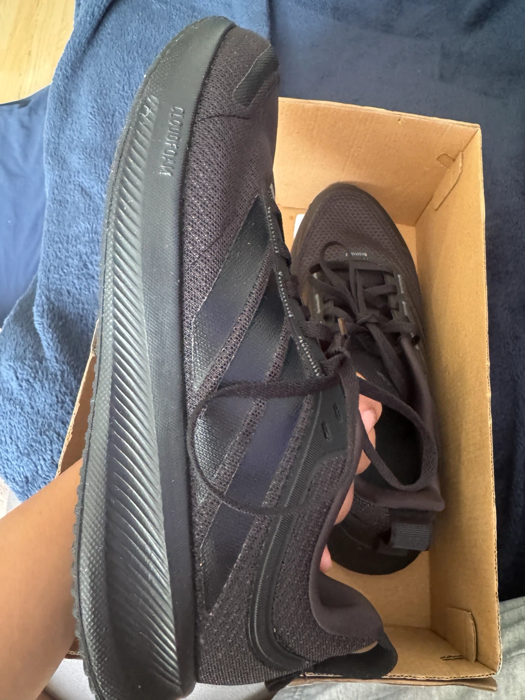 Adidas Black Running Shoes - photo 4