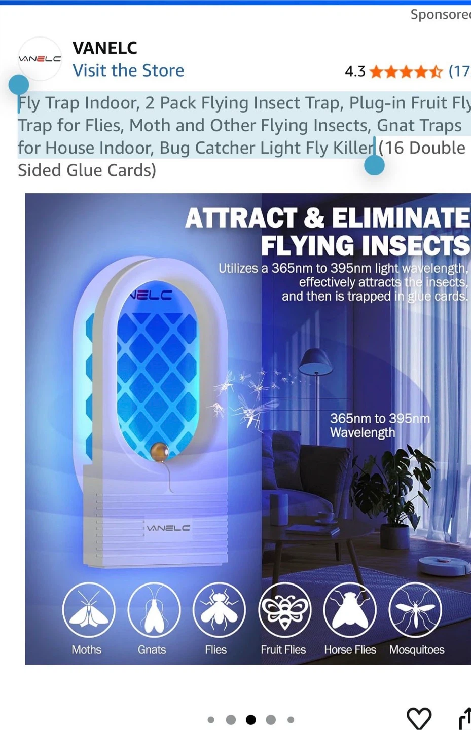 2 Pack Flying Insect Trap - photo 4