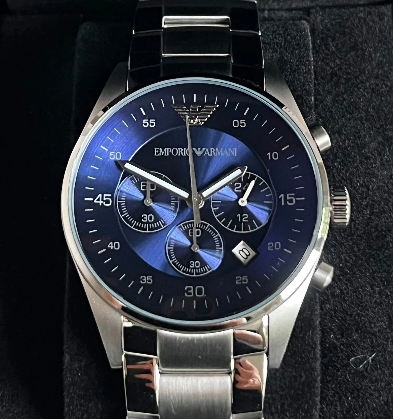 FOR SALE ‼️ Emporio Armani Men’s Sport Steel  Chronograph Watch - photo 2