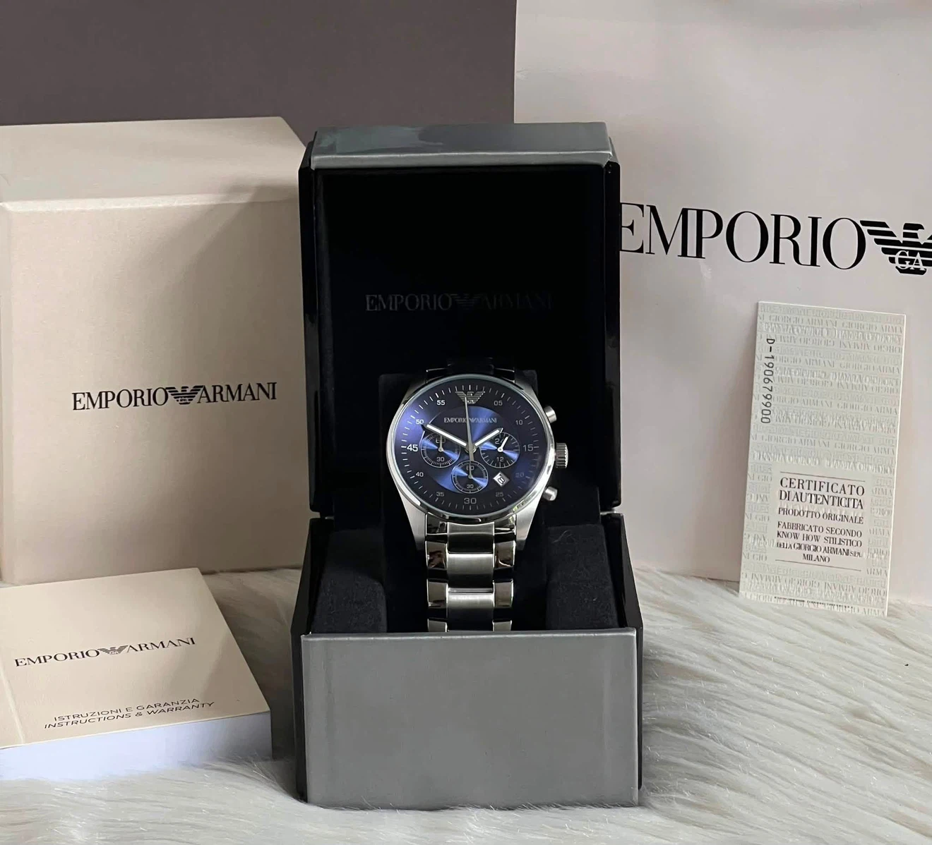 FOR SALE ‼️ Emporio Armani Men’s Sport Steel  Chronograph Watch - photo 3