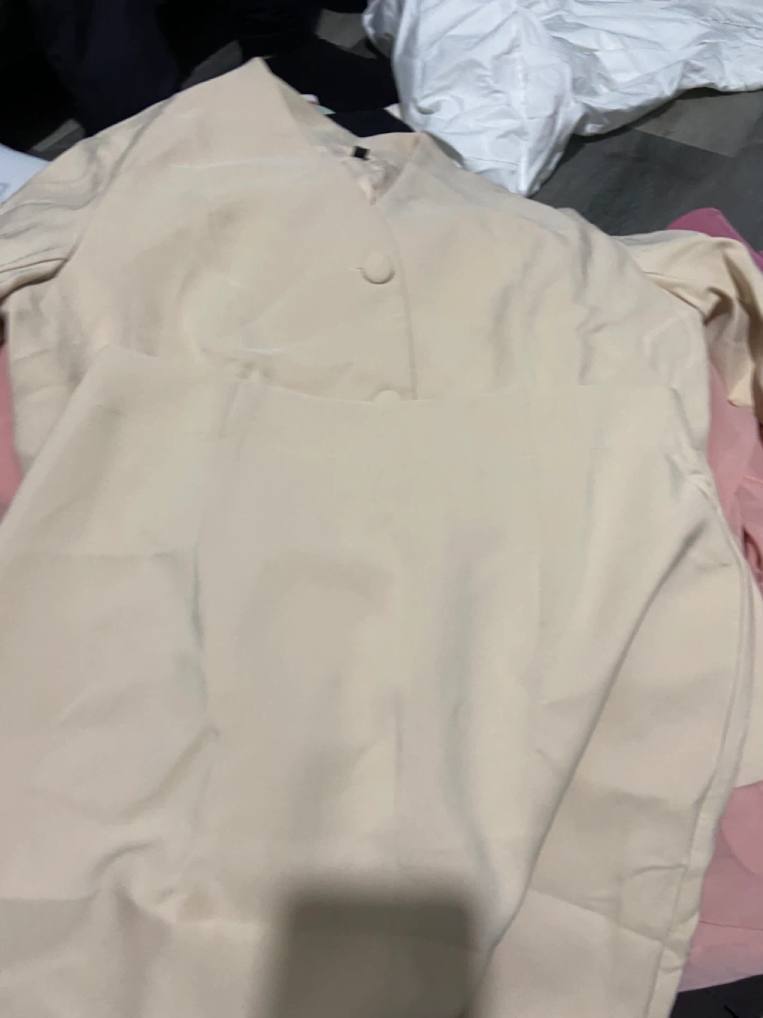Women's Beige Blazer and Skirt Suit - photo 2