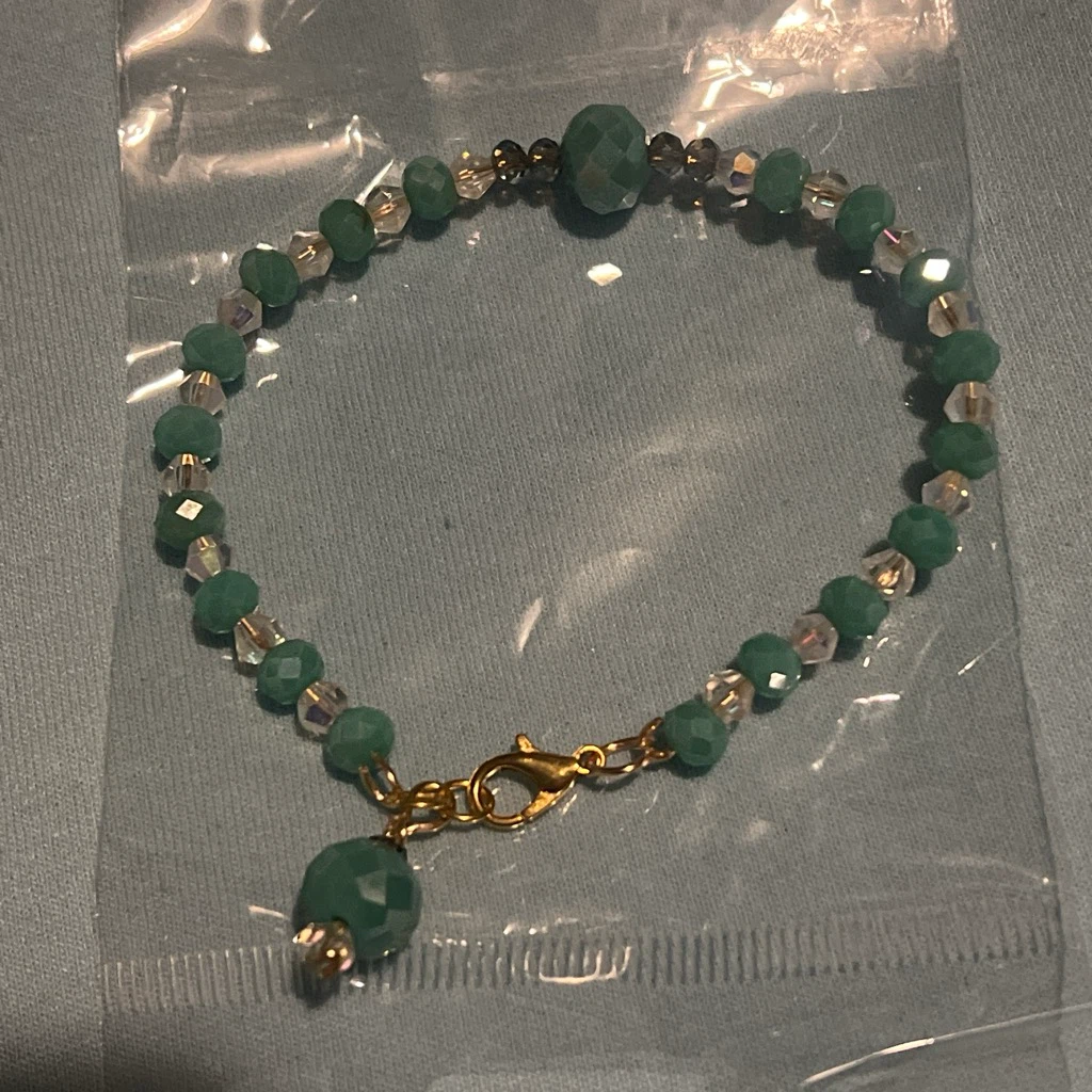 Pulsera de piedras preciosas hecha a mano - photo 2