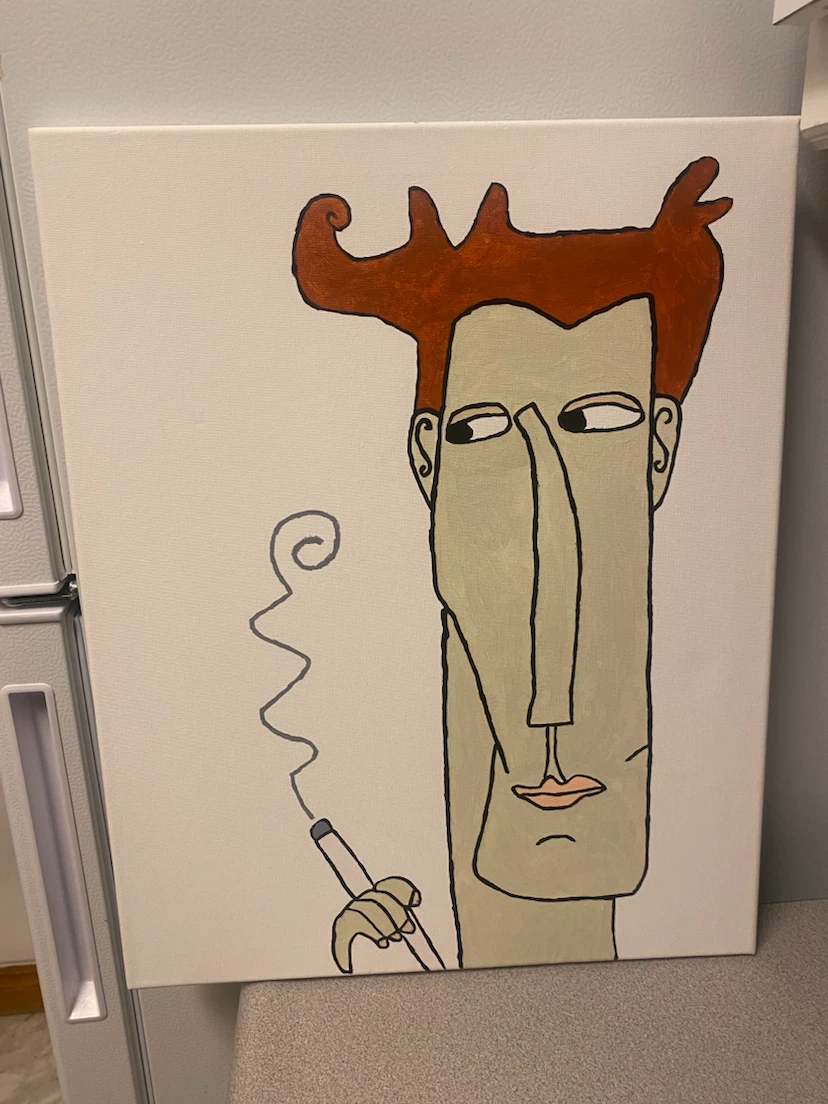 Abstract Portrait Painting