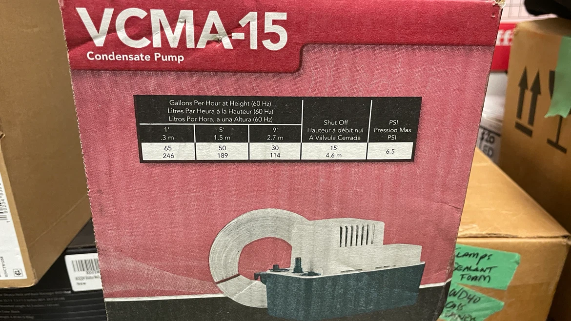Little Giant VCMA-15 Condensate Pump - photo 2